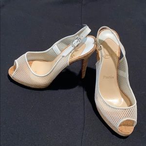 Christian Louboutin Mademoiselle Slingback Heels